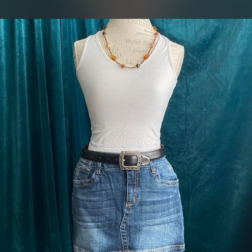 Justice mini denim Skirt